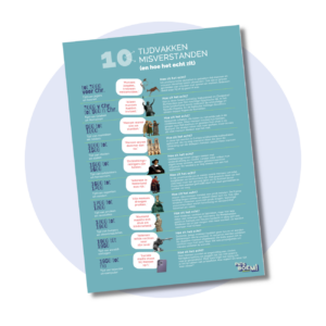 Educatieve poster: 10 tijdvakken, 10 misverstanden